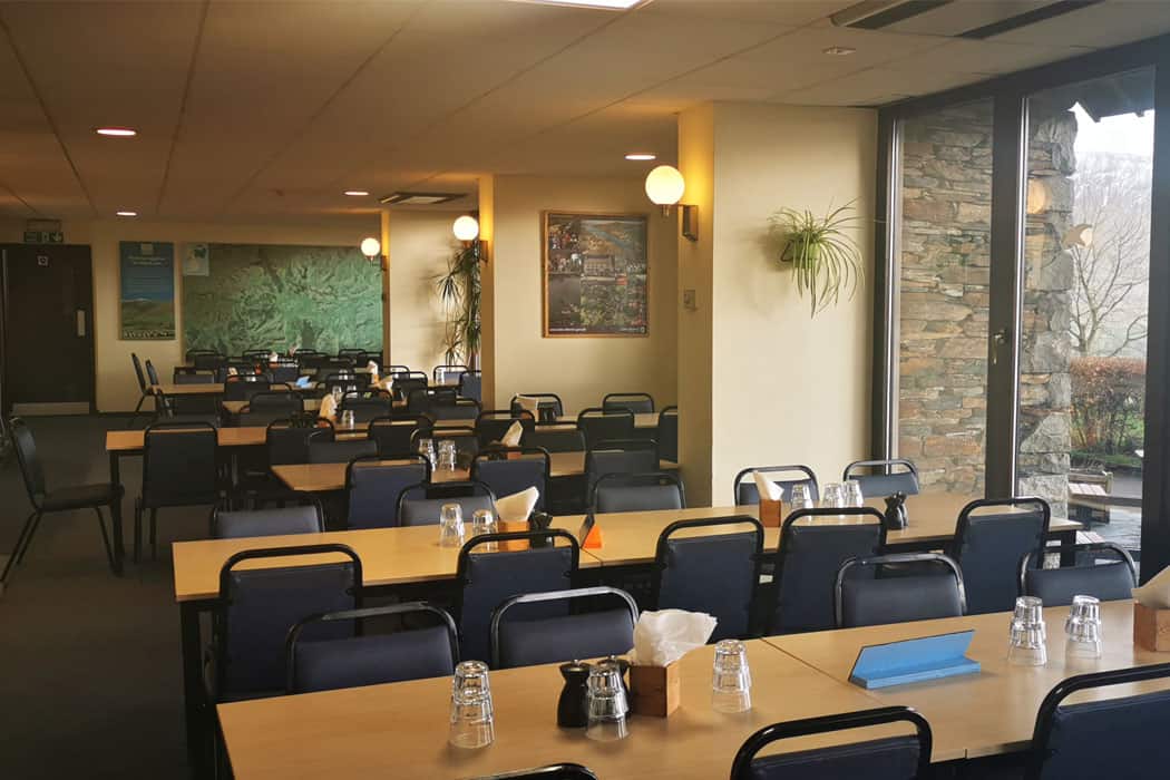 Dining room in the main house