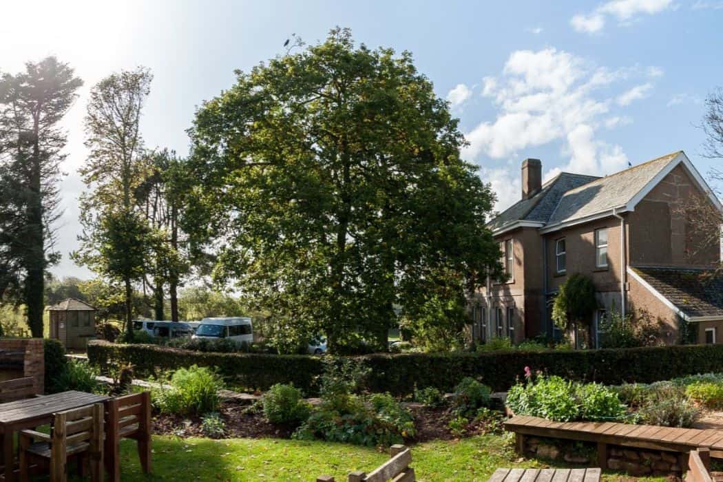 slapton centre exterior and garden