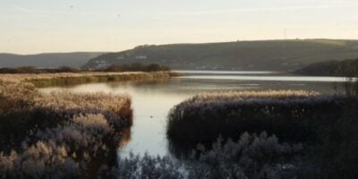View of Slapton Ley National Nature Reserve