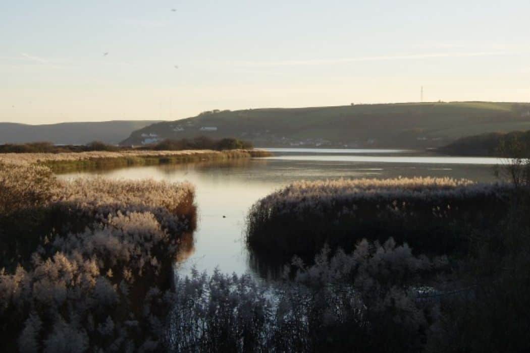 View of Slapton Ley National Nature Reserve
