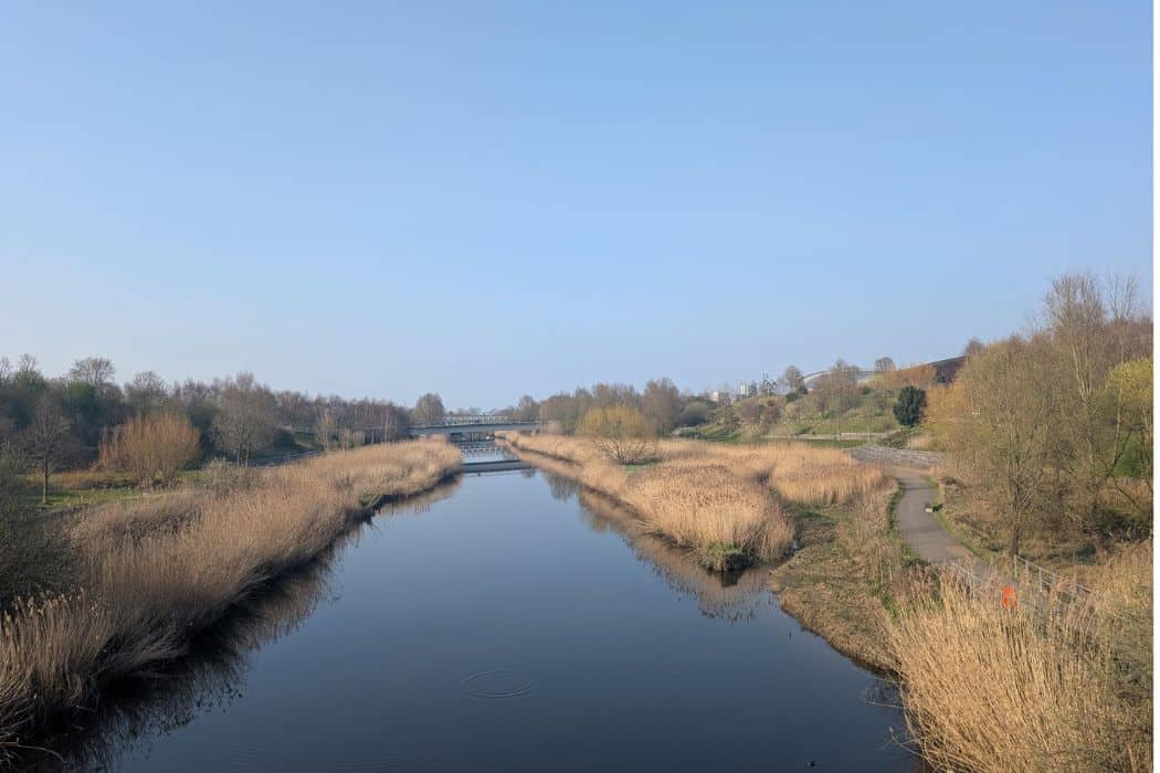 view of queen elizabeth olympic park river
