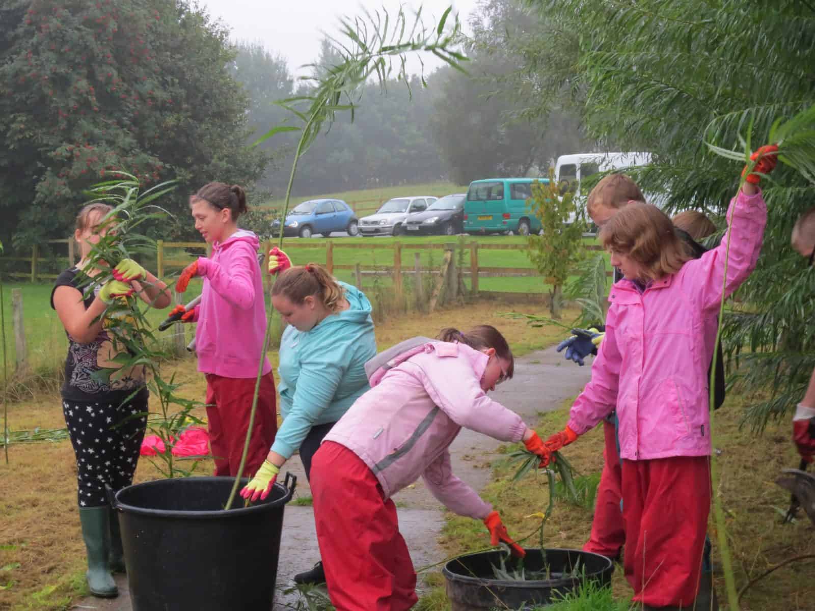 St Claires School pupils on a course funded by Kids Fund KF