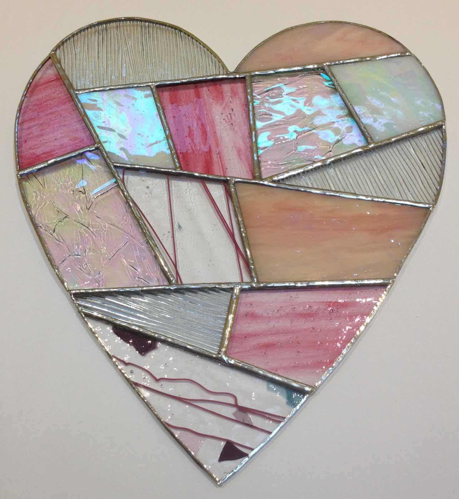 stained glass heart