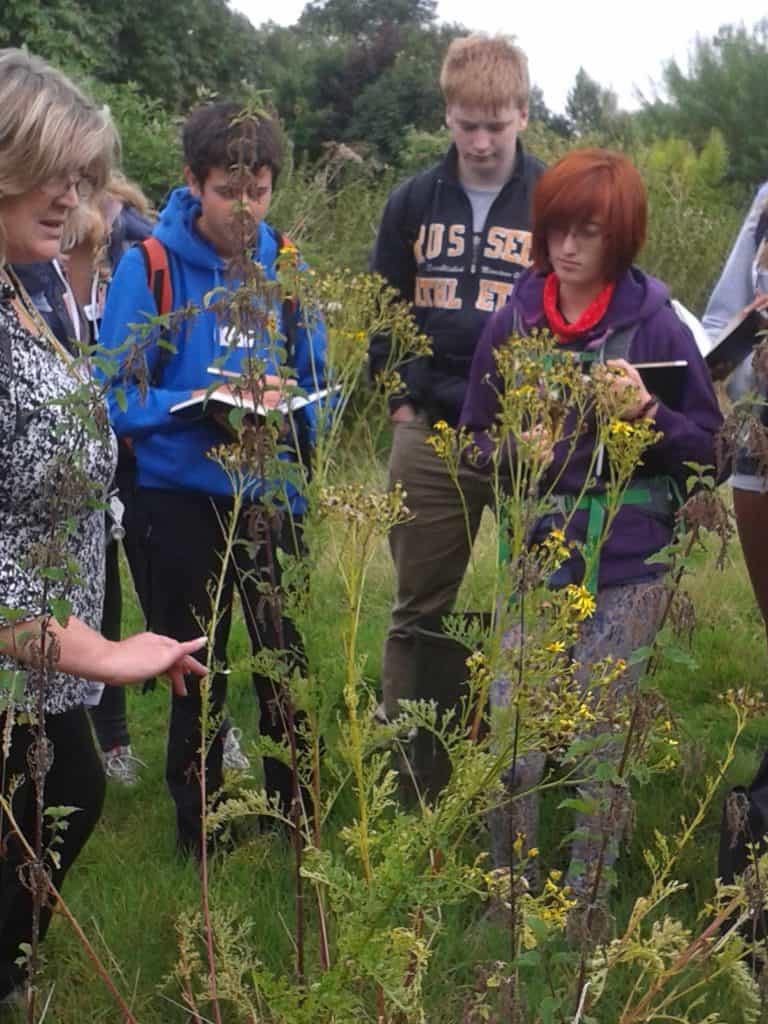 Sue Townsend teaching a botany course