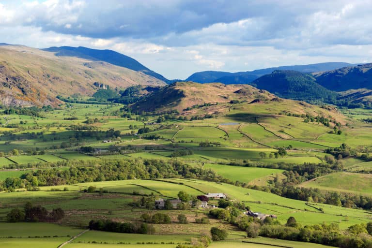 View across the Lake District from FSC Blencathra