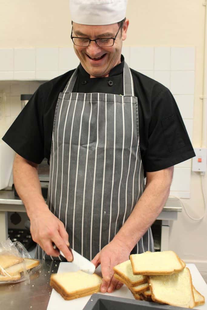 A photo of a chef at Preston Montford