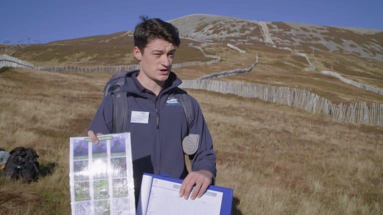 An FSC tutor out in the field