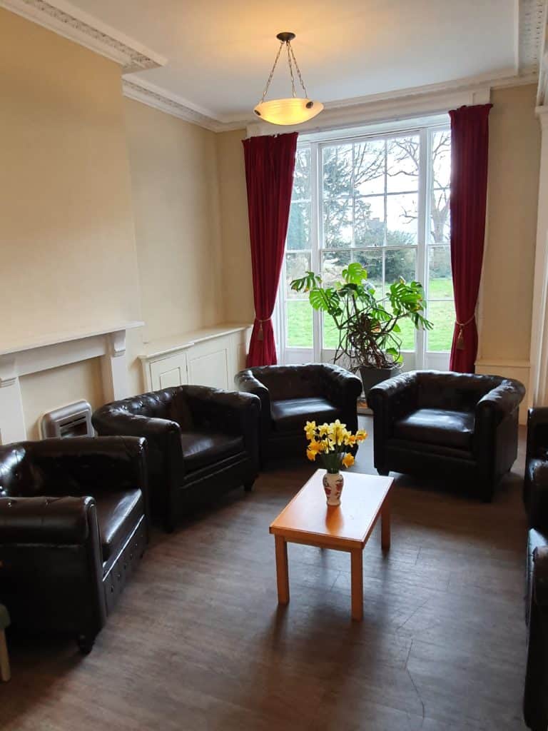 Lounge area at FSC Preston Montford