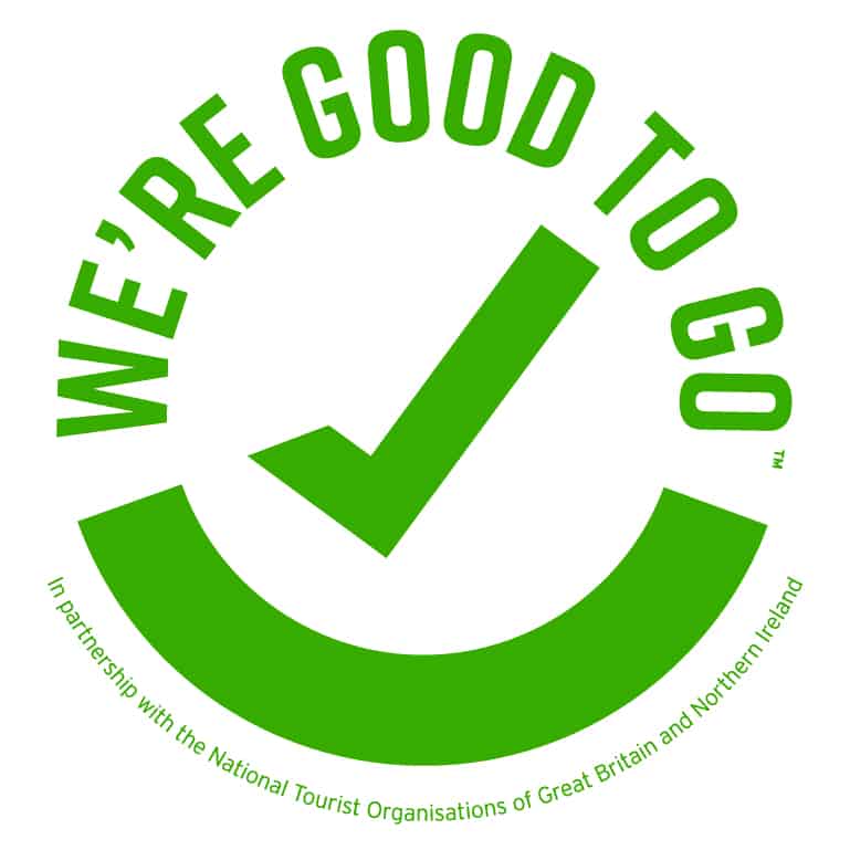 we're good to go logo