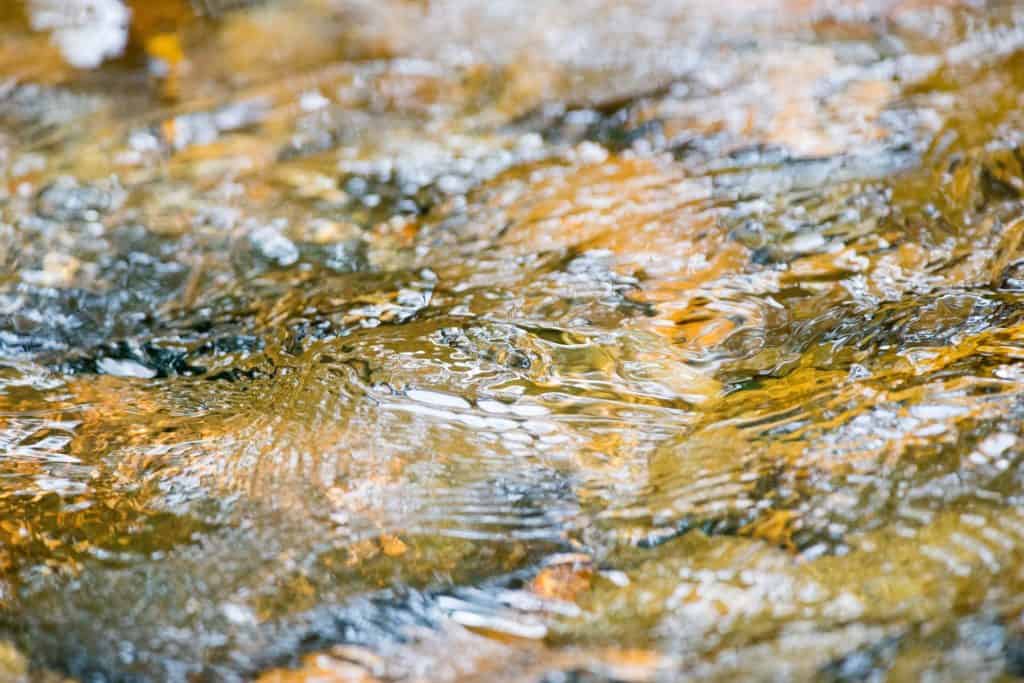 flowing water