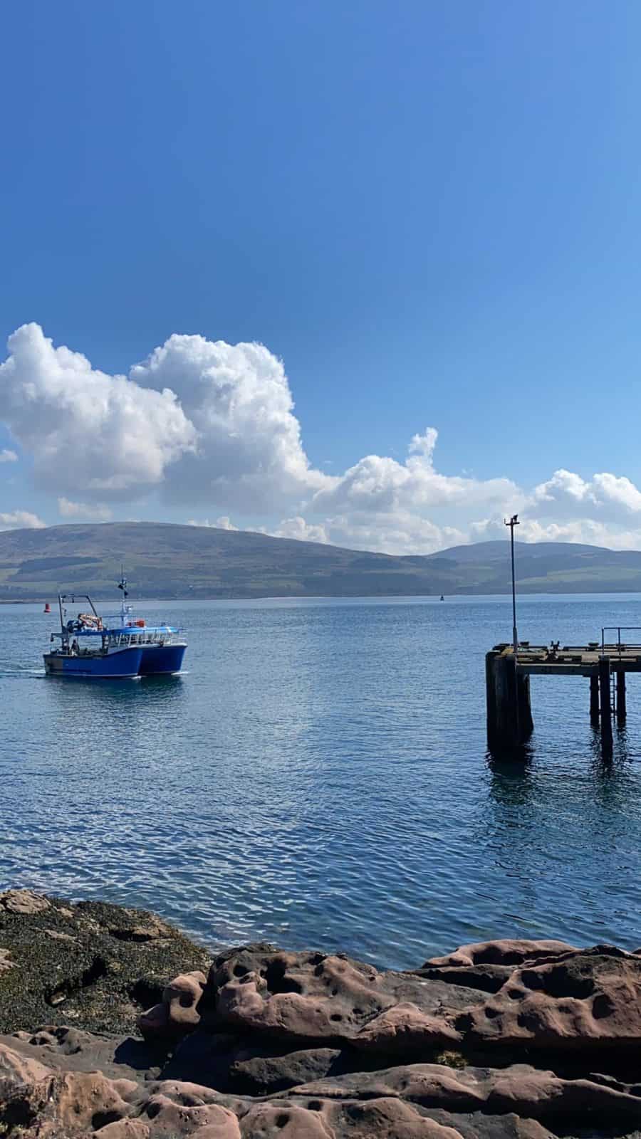 boat out to sea