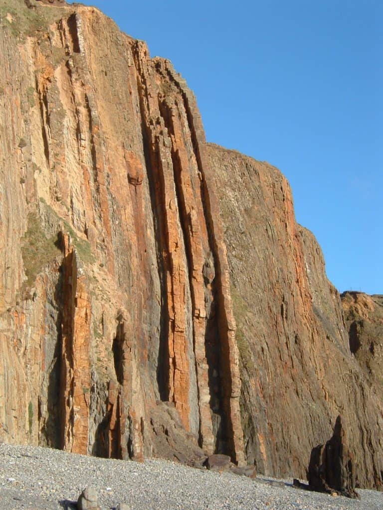 Rock face near Nettlecombe