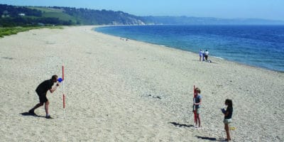 Measuring beach gradient