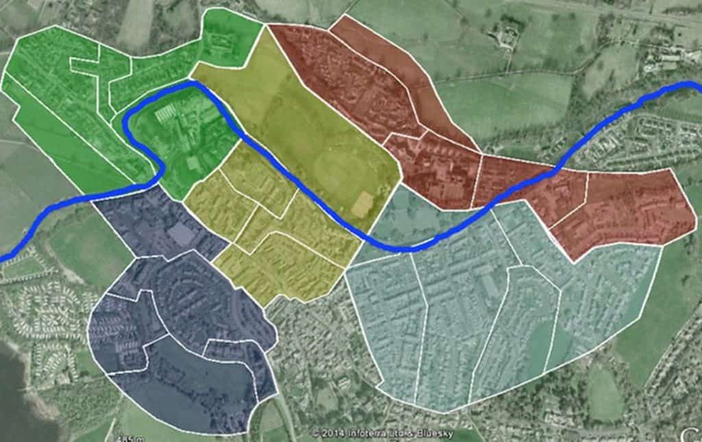 Flood chloropleth map