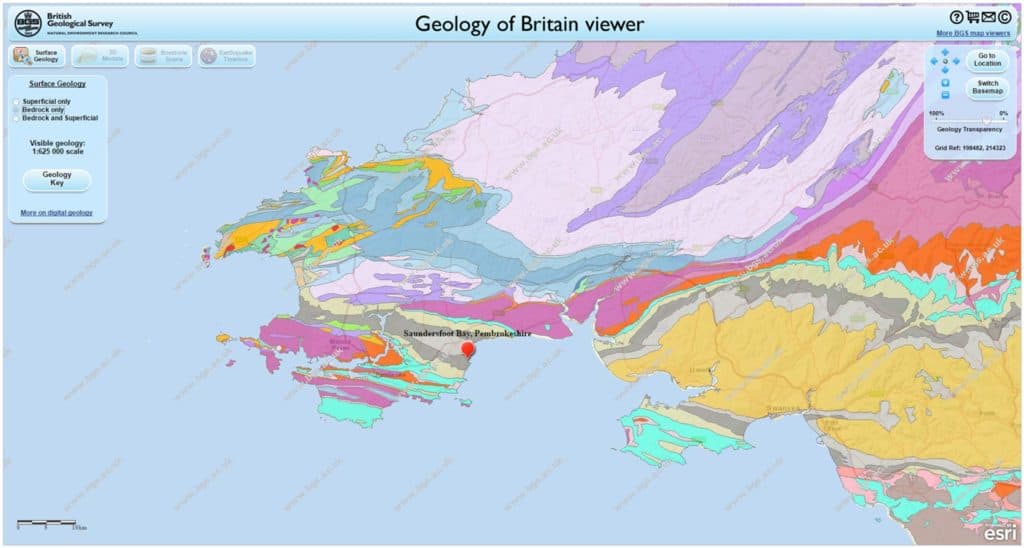 geology of south wales