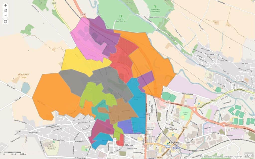 chloropleth map