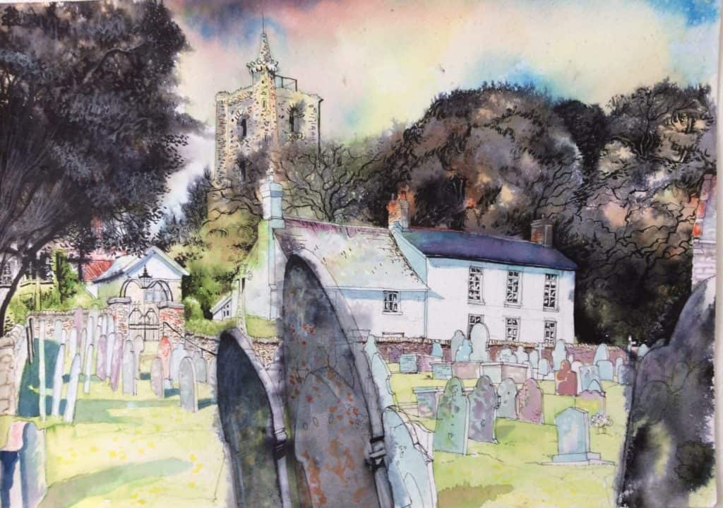 Watercolour course painting