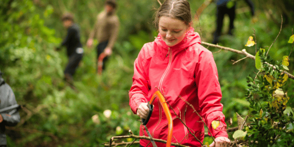 conservation task at slapton ley