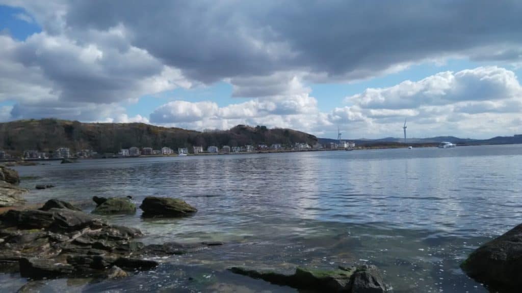 Shore line at Isle of Cumbrae