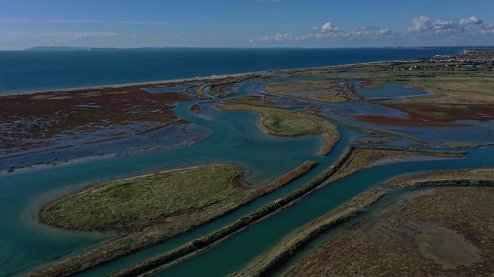 Coastline at Medmerry Nature Reserve in West Sussex | © National Trust