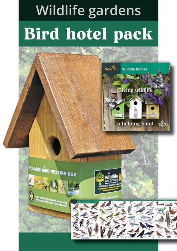 Bird hotel pack wildlife gardens