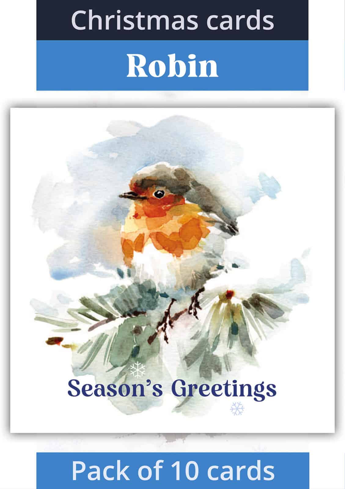 christmas cards robin