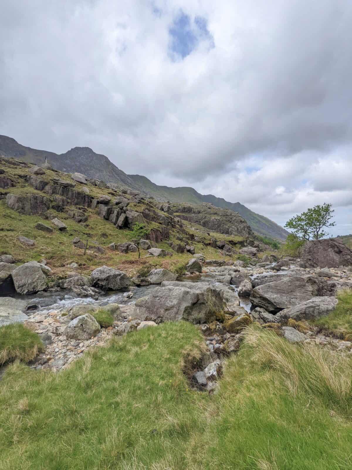 A photo taken in the Llanberis Pass