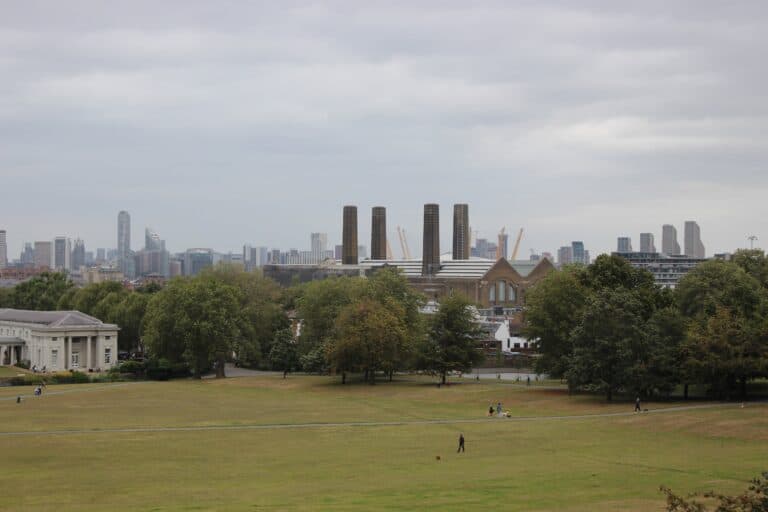 greenwich park view across London