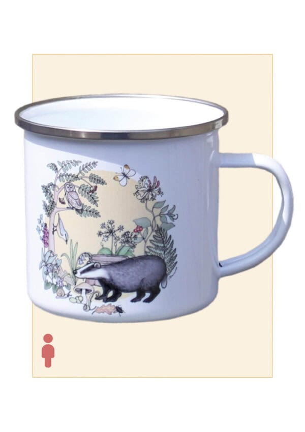 Nature mug woodland wildlife