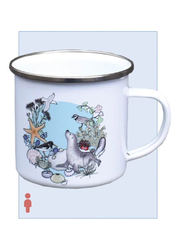 Nature mug coastal wildlife