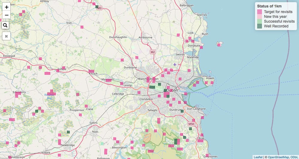 Targeting revisits map Dublin