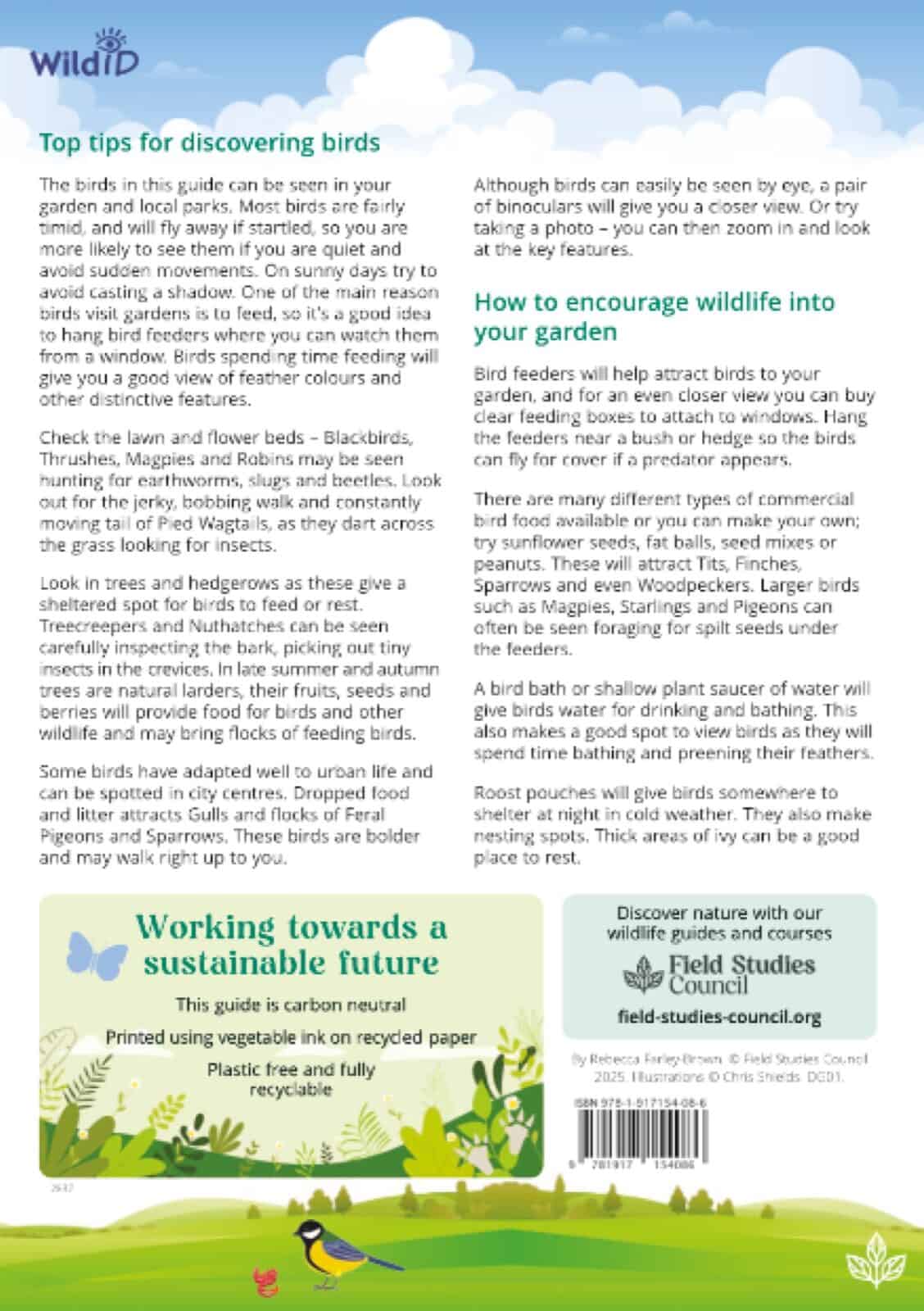 Garden birds Discovery guide