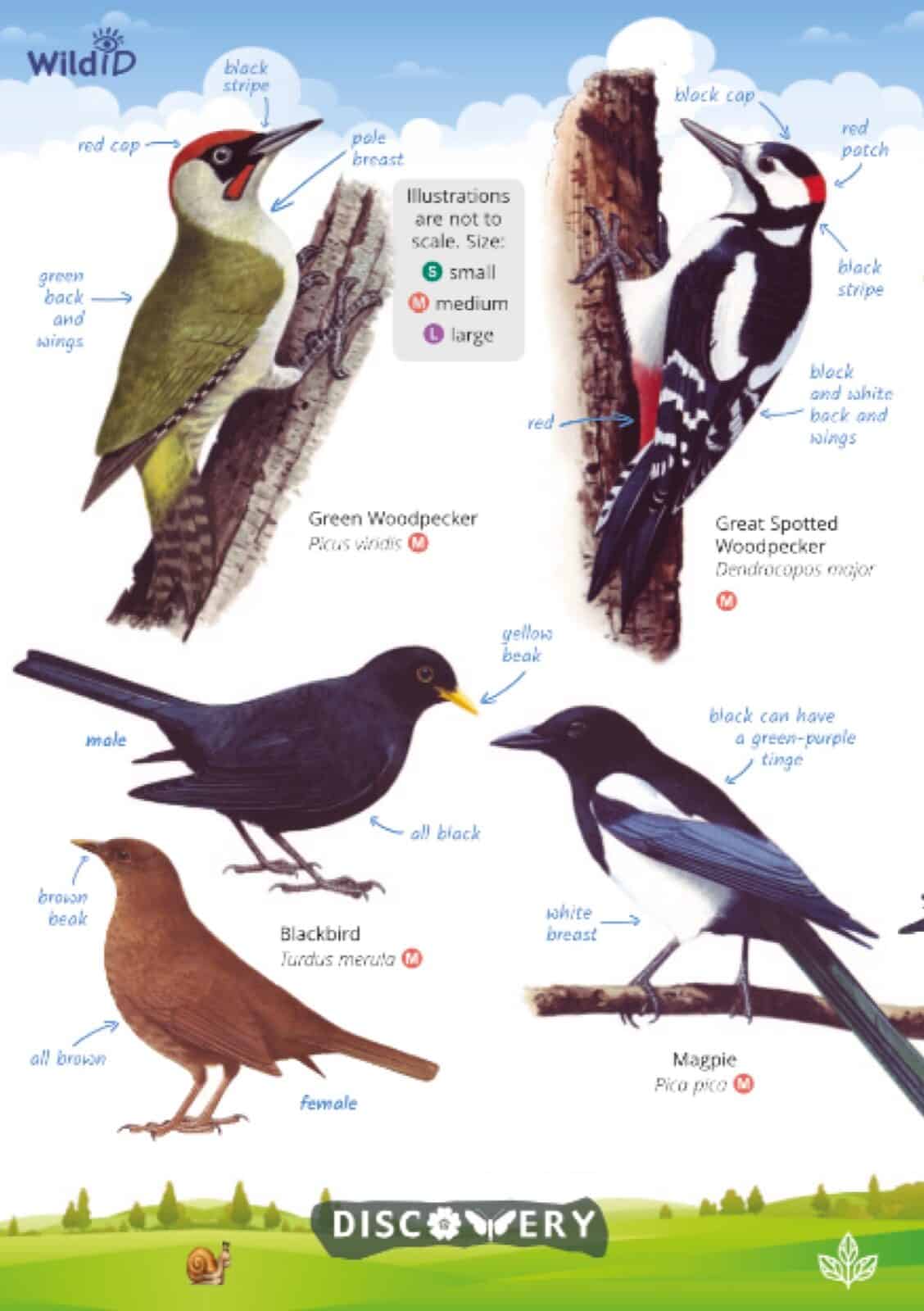 Garden birds Discovery guide