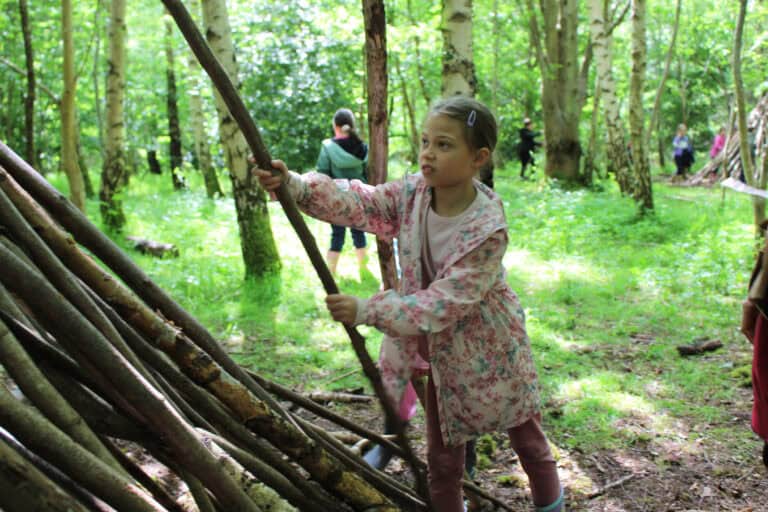 outdoor residential shelter building activity