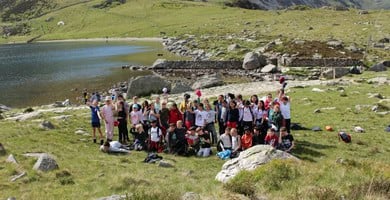 Group by a lake