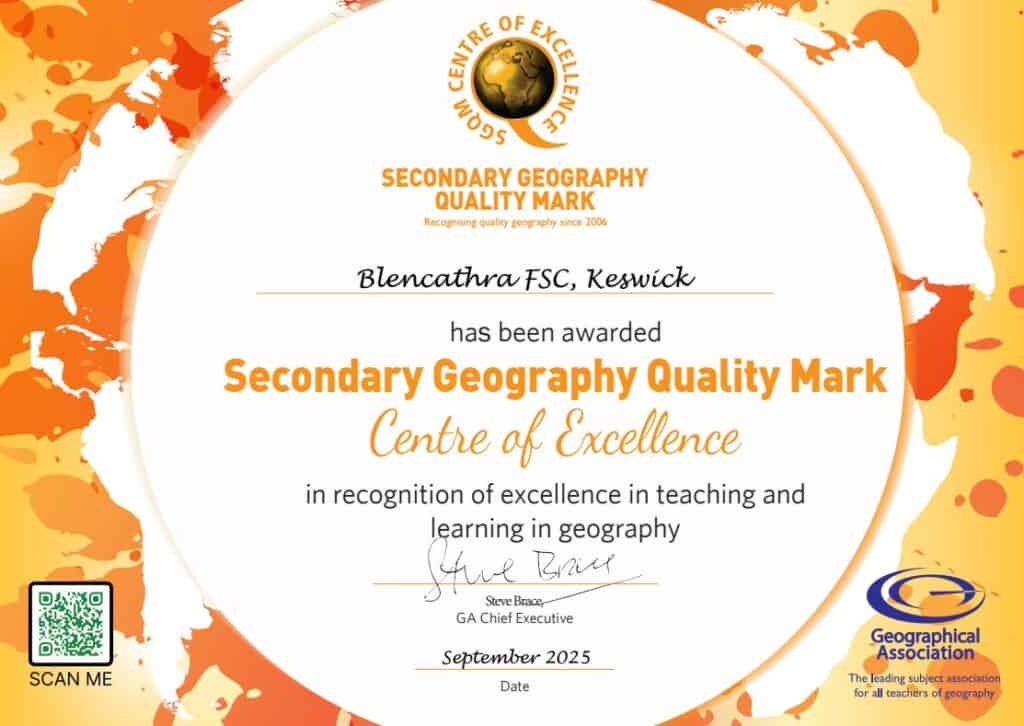 GA Certificate of Excellence thumbnail Blencathra