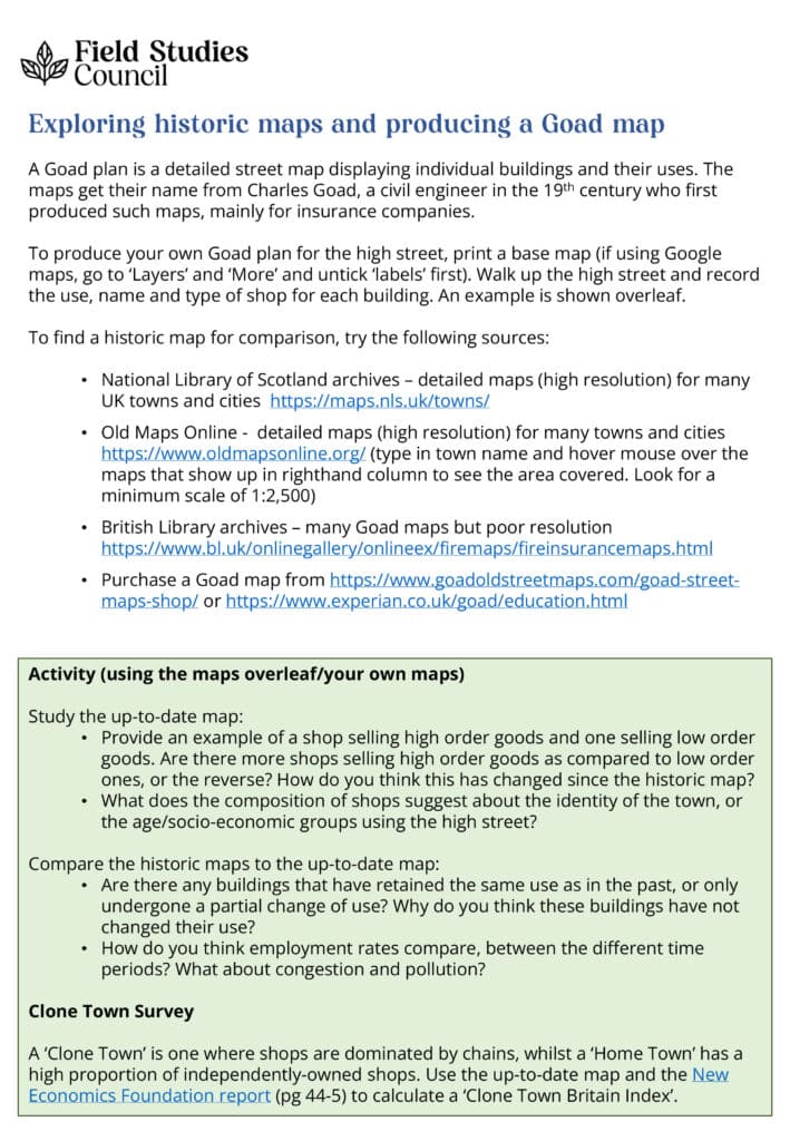 Goad maps resource