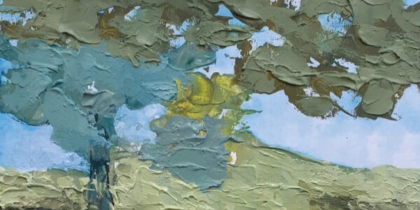 A painting of a landscape