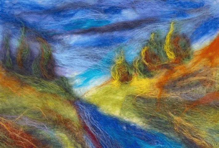 A felt image