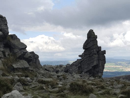 A photograph of Stiperstone