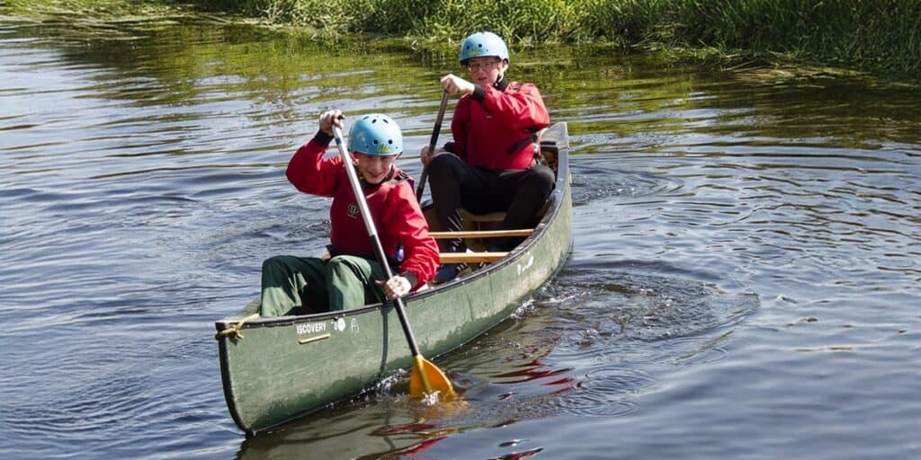 canoeing residential trips