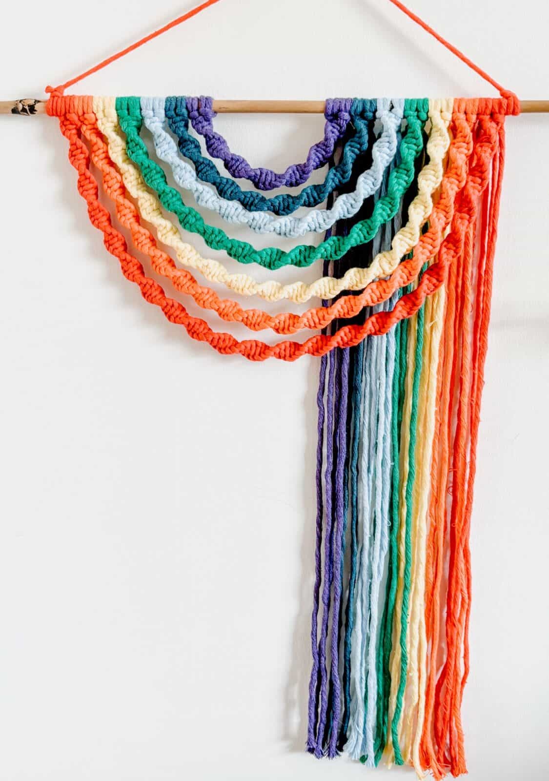 Macrame rainbow