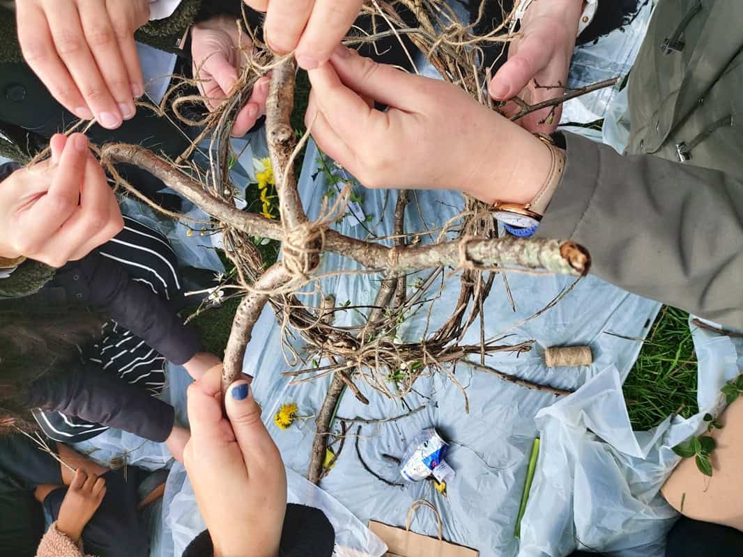 a photo of tree roots - Creating Connections in Nature