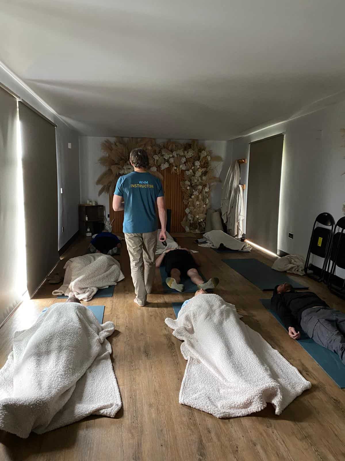 people relaxing under blankets - Creating Connections in Nature